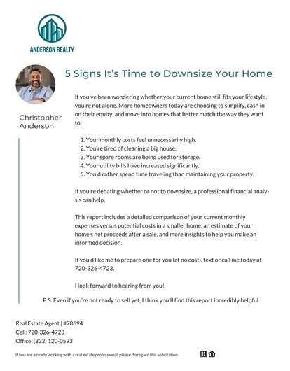 6 Automated Downsizing Letters