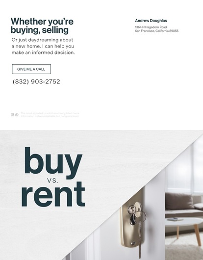 Buy vs. Rent