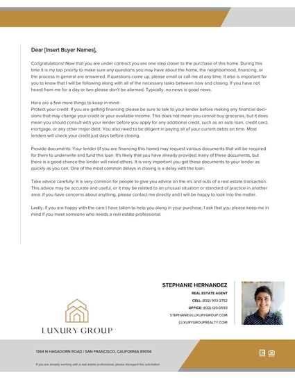 Buyer Under Contract