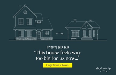 House Too Big Postcard