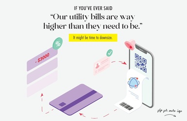 Save on Utilities Postcard