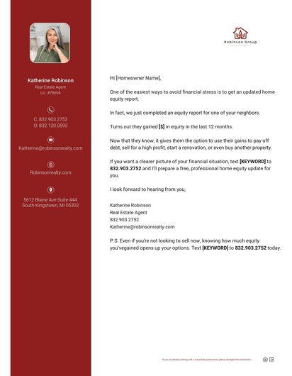 Listing Leads Equity Update Letter