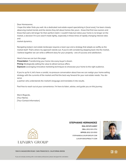 Expired Listing Letter