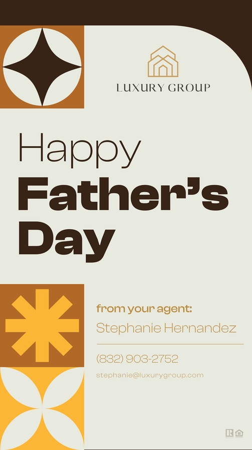 Father\'s Day Story Post Retro