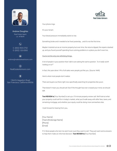 Listing Leads Second Home Seller Le...