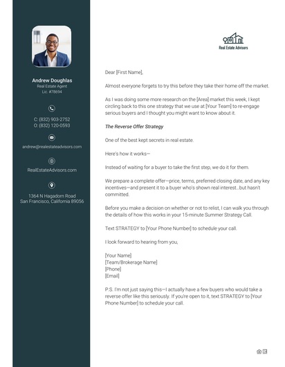 The Reverse Offer Letter