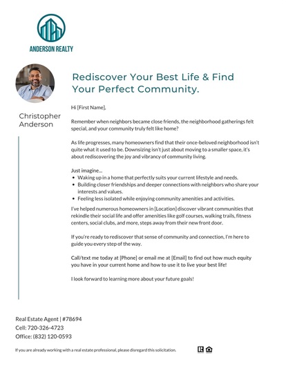 Rediscover Your Lifestyle Letter