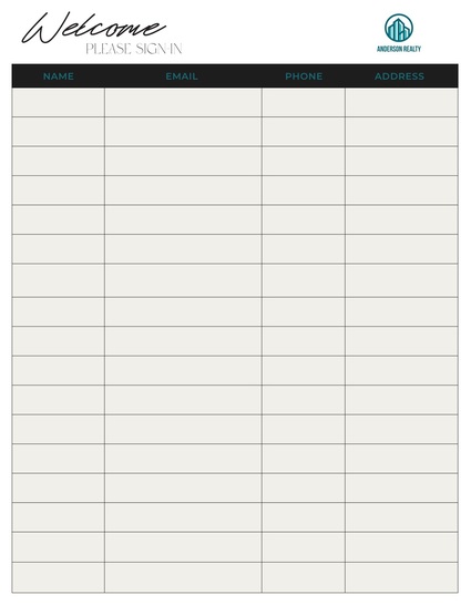 Seminar Sign-In Sheet